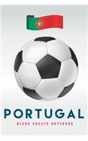 Portugal: Blank Soccer Notebook for Football fans