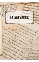 El Salvador: Ruled Travel Diary Notebook or Journey Journal - Lined Trip Pocketbook for Men and Women with Lines