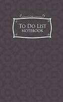 To Do List Notebook