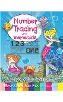 Number Tracing with Mermaids
