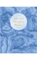 2019-2023 Five Year Planner Blue Marble: 60 Months Planner and Calendar, Monthly Calendar Planner, Agenda Planner and Schedule Organizer, Journal Planner and Logbook, Appointment Notebook, 