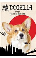 Dogzilla Corgi Writing Journal