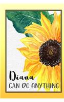 Diana Can Do Anything: Personalized Success Affirmation Journal for Women