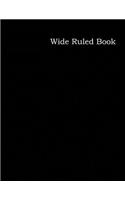 Wide Ruled Book