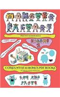 Practice Scissor Skills (Cut and paste Monster Factory - Volume 2): This book comes with a collection of downloadable PDF books that will help your child make an excellent start to his/her education. Books are design(23 Practice Scissor Skills)