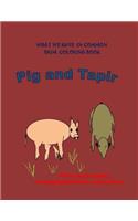 Pig and Tapir: What We Have in Common Brim Coloring Book