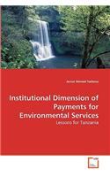 Institutional Dimension of Payments for Environmental Services