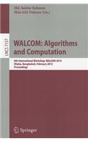 WALCOM: Algorithm and Computation