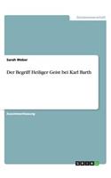 Der Begriff Heiliger Geist bei Karl Barth