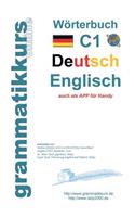 Wörterbuch C1 Deutsch - Englisch