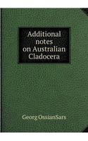 Additional notes on Australian Cladocera: (English)
