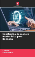 Construção de modelo morfotático para Kannada