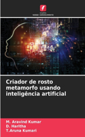 Criador de rosto metamorfo usando inteligência artificial