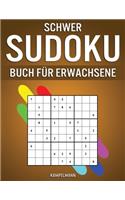 Schwer Sudoku Buch für Erwachsene