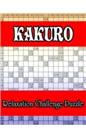 Kakuro Relaxation Challenge Puzzle