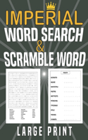 Imperial Word search and Scramble word large print