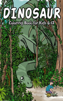 Dinosaur Coloring Book for Kids 6-12