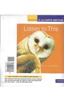 Listen to This, Books a la Carte Edition