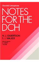 Notes for the DCH