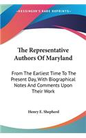 Representative Authors Of Maryland