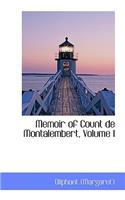 Memoir of Count de Montalembert, Volume I