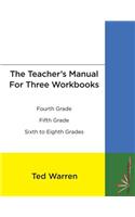 Teacher's Manual For Three Workbooks