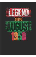 Legend Since August 1958