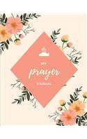 Prayer Journal: Floral Sermon Notes and Prayer Requests