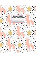 Blank Sheet Music Notebook