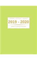 2019 - 2020 Planner Weekly And Monthly