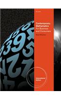 Contemporary Mathematics for Business and Consumers, International Edition (with Printed Access Card)