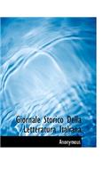 Giornale Storico Della Letteratura Italiana