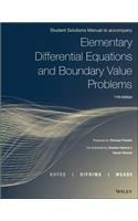 Elementary Differential Equations and Boundary Value Problems