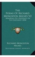 The Poems Of Richard Monckton Milnes V2