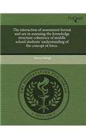 The Interaction of Assessment Format and Sex in Assessing the Knowledge Structure Coherence of Middle School Students' Understanding of the Concept of
