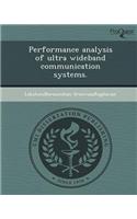Performance Analysis of Ultra Wideband Communication Systems