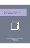Electrical Engineering, V71, February, 1952
