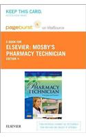 Mosby's Pharmacy Technician Pageburst on VitalSource Access Code