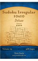 Sudoku Irregular 10x10 Deluxe - Extremo - Volume 24 - 468 Jogos