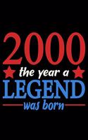 2000 The Year A Legend Was Born