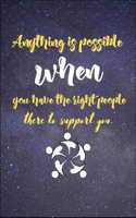 Anything is possible when you have the right people there to support you