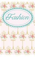 Vintage Fashion Journal for Makeup and Clothing Design