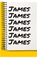 Name James A beautiful personalized