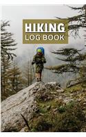Hiking Log Book: Hiker's Journal 6" x 9" Travel Size Trail Log Book, Hiking Log Book to List Hikes with Prompts for Weather, Difficulty, Overall Rating, Description