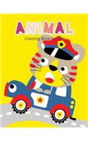 Animal Coloring Book for Kids: Children Activity Books for Kids Ages 2-4, 4-8, Boys, Girls, Fun Early Learning, Relaxation