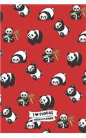 I Love Pandas Weekly Planner