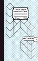 Graph paper composition notebook
