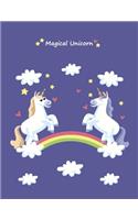 Unicorn Sketchbook for boys, Unicorn Sketchbook for kids, Journal for boys