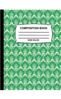 Wide Ruled Composition Book