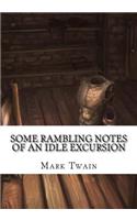 Some Rambling Notes of an Idle Excursion